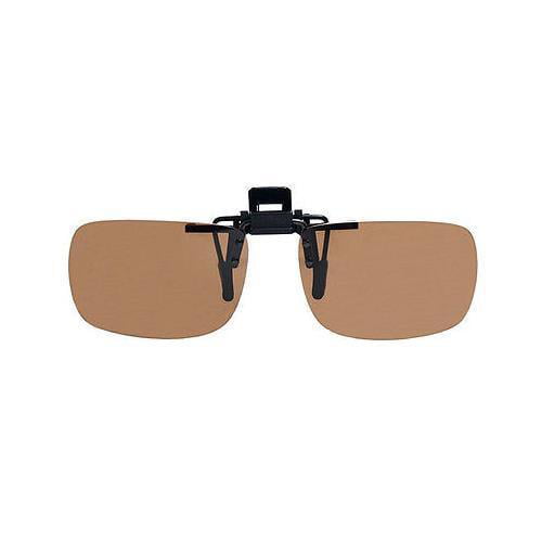 Polarized Lens Glare Block Clip On Flip Up Sunglasses For Glasses Night Driving